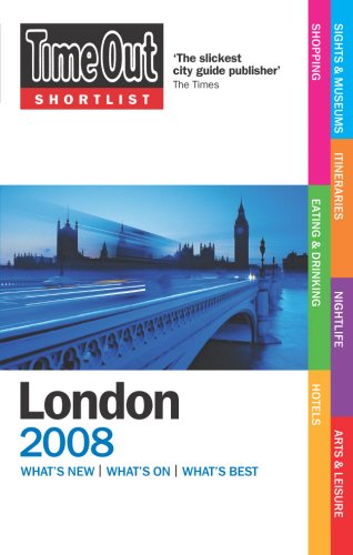 Stock image for Time Out Shortlist London 2008 for sale by Better World Books