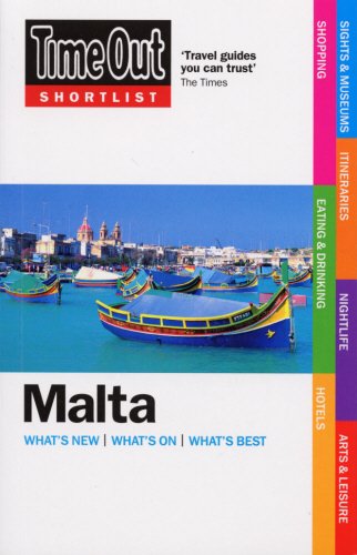 Beispielbild fr Time Out Shortlist Malta zum Verkauf von Better World Books