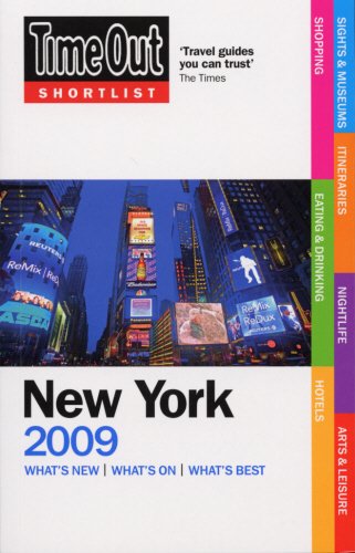 Beispielbild fr Time Out Shortlist New York 2009 zum Verkauf von WorldofBooks