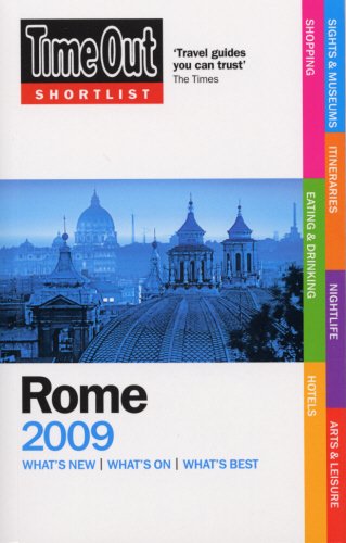 Imagen de archivo de Time Out Shortlist 2009 Rome a la venta por SecondSale