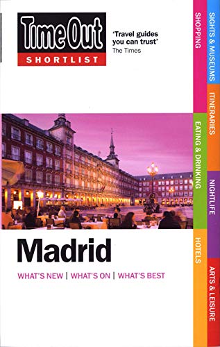 9781846701429: Time Out Shortlist Madrid 1st edition [Idioma Ingls]