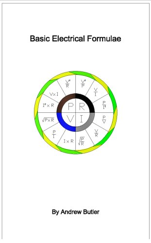 Basic Electrical Formulae (9781846853609) by Butler, Andrew