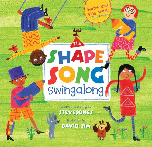 Beispielbild fr The Shape Song Swingalong w CDEX (Book & Enhanced CD) (A Barefoot Singalong) zum Verkauf von WorldofBooks