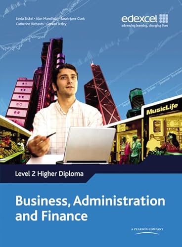 Beispielbild fr Edexcel Level 2 Higher Diploma in Business Administration and Finance: Student Book zum Verkauf von WorldofBooks