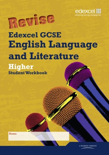 Imagen de archivo de Revise Edexcel GCSE English Language and Literature Higher Tier Workbook (Edexcel GCSE English 2010) a la venta por Reuseabook