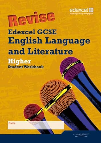 Stock image for Revise Edexcel GCSE English Language and Literature Higher Tier Workbook (Edexcel GCSE English 2010) for sale by Reuseabook