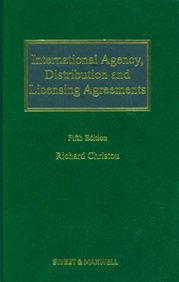 Stock image for International Agency, Distribution and Licensing Agreements for sale by Mispah books