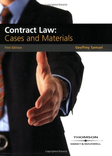 Beispielbild fr Contract Law: Cases and Materials zum Verkauf von WorldofBooks