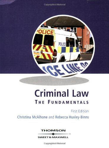 Stock image for Criminal Law: The Fundamentals for sale by AwesomeBooks