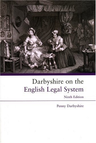 Stock image for Darbyshire on the English Legal System for sale by medimops