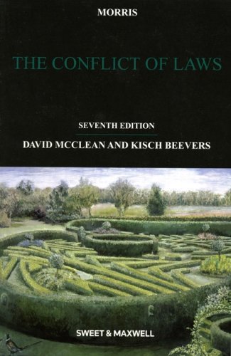 Imagen de archivo de Morris the Conflict of Laws a la venta por WorldofBooks