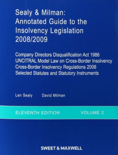 9781847037169: Sealy & Milman: Annotated Guide to the Insolvency Legislation (Volume 2)