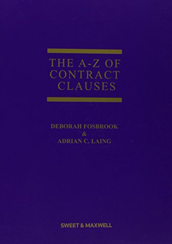 9781847038128: The A-Z of Contract Clauses
