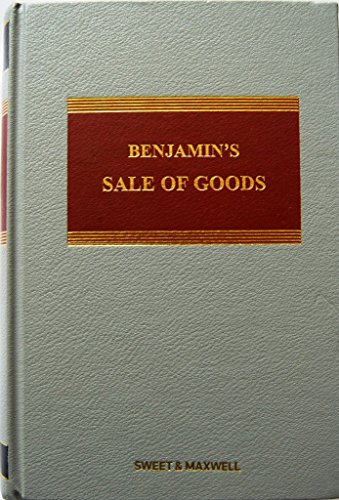 9781847038623: Benjamin's Sale of Goods
