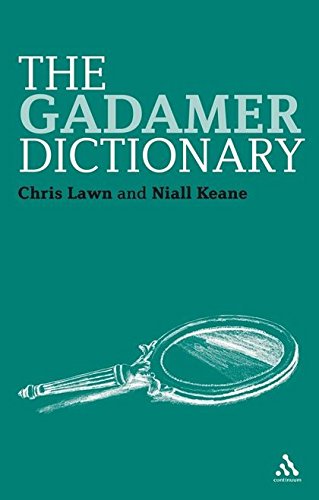Stock image for The Gadamer Dictionary: 5 (Continuum Philosophy Dictionaries) for sale by WorldofBooks
