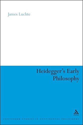Beispielbild fr Heidegger's Early Philosophy: The Phenomenology of Ecstatic Temporality (Continuum Studies in Continental Philosophy 67) zum Verkauf von Powell's Bookstores Chicago, ABAA