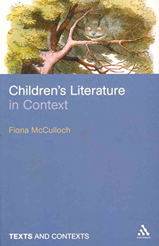 Beispielbild fr Children's Literature in Context (Texts and Contexts) zum Verkauf von WorldofBooks