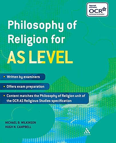 Beispielbild fr Philosophy of Religion for AS Level zum Verkauf von WorldofBooks