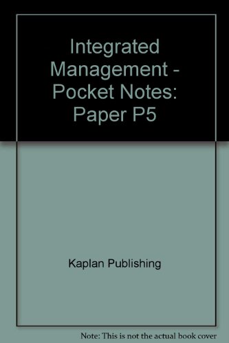9781847104366: Integrated Management - Pocket Notes: Paper P5