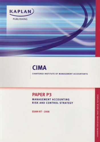 Beispielbild fr Management Accounting Risk and Control Strategy - Exam Kits: Paper P3 (Cima) zum Verkauf von AwesomeBooks
