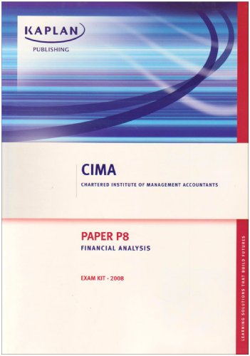 9781847104489: Financial Analysis - Exam Kits: Paper P8
