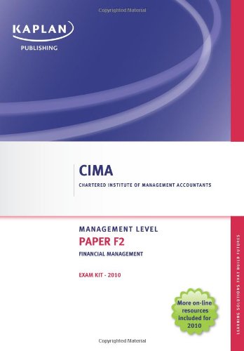 9781847109088: Paper F2 Financial Management - Exam Kit