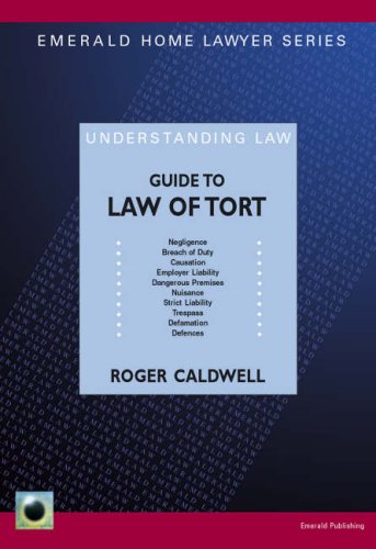Imagen de archivo de Guide to the Law of Tort a la venta por Better World Books Ltd
