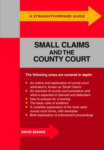 9781847161338: A Straightforward Guide To Small Claims And The County Court: Revised Edition