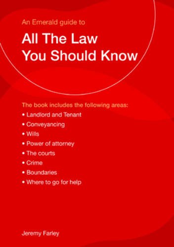 9781847162304: All the Law You Should Know: Second Edition