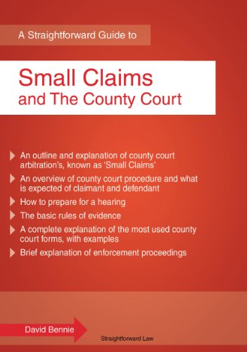 9781847163097: A Straightforward Guide To Small Claims And The County Court