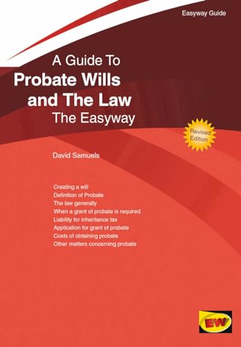 Beispielbild fr Probate Wills and the Law : An Easyway Guide zum Verkauf von WorldofBooks