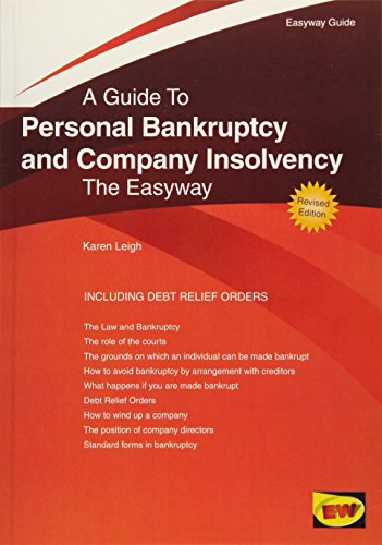 Beispielbild fr Easyway Guide to Personal Brankruptcy and Company Insolvency : New Edition 2015 zum Verkauf von WorldofBooks