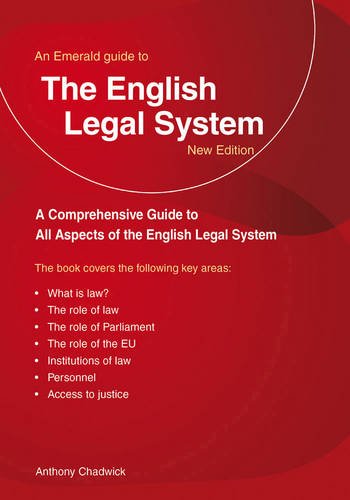 9781847165565: English Legal System, The : An Emerald Guide