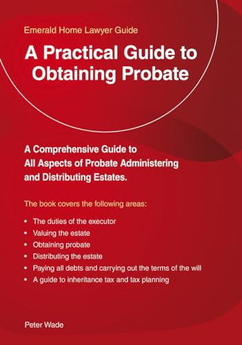 Imagen de archivo de Practical Guide to Obtaining Probate, A a la venta por WorldofBooks