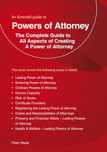 Stock image for Powers of Attorney (Emerald Guides) for sale by WeBuyBooks