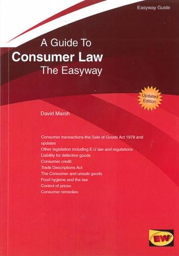 9781847165930: Guide To Consumer Law: The Easyway - 2016