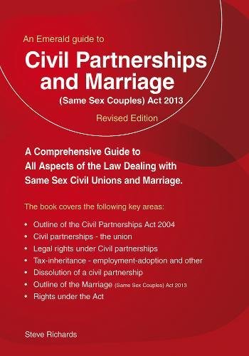 Beispielbild fr Civil Partnerships and (Same Sex) Marriage zum Verkauf von AwesomeBooks