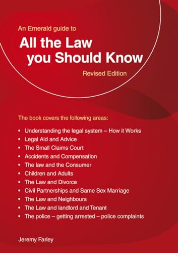 Beispielbild fr All the Law You Should Know (Emerald Guide) zum Verkauf von WorldofBooks