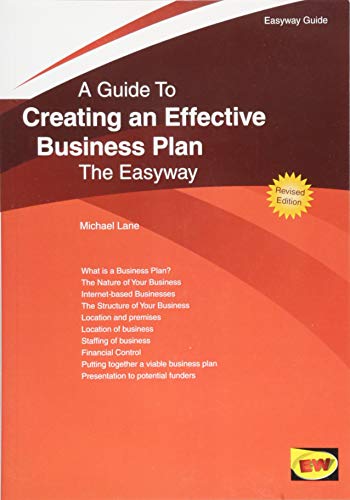 Imagen de archivo de Creating an Effective Business Plan: The Easyway Guide a la venta por AwesomeBooks