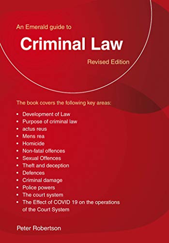 9781847168856: Criminal Law: An Emerald Guide