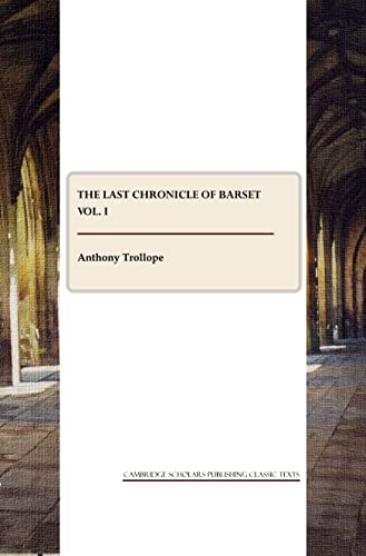 the last chronicle of barset the last chronicle of barset