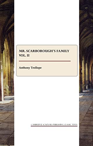 Stock image for Mr. Scarborough's Family: Vol 2 for sale by Revaluation Books