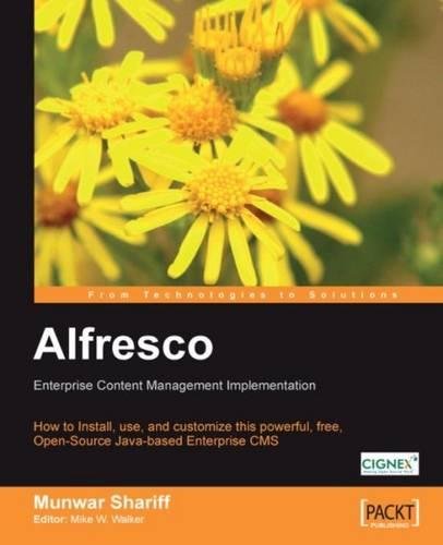 9781847190055: Alfresco Enterprise Content Management Implementation