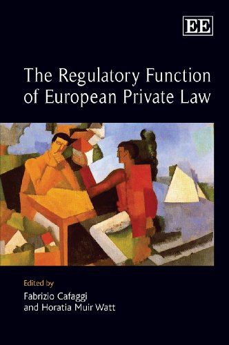 Beispielbild fr THE REGULATORY FUNCTION OF EUROPEAN PRIVATE LAW zum Verkauf von Basi6 International