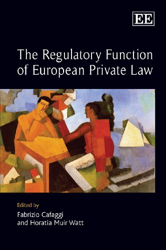 9781847201997: The Regulatory Function of European Private Law