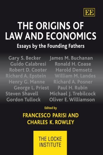 Stock image for The Origins of Law and Economics: Essays by the Founding Fathers for sale by Books From California