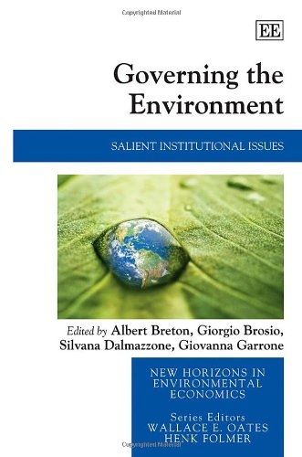 Stock image for Governing the Environment: Salient Institutional Issues for sale by THE SAINT BOOKSTORE