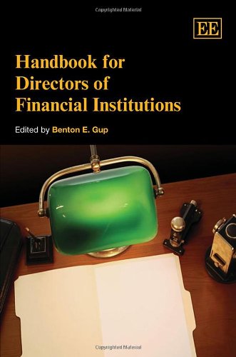 Beispielbild fr Handbook for Directors of Financial Institutions zum Verkauf von Better World Books