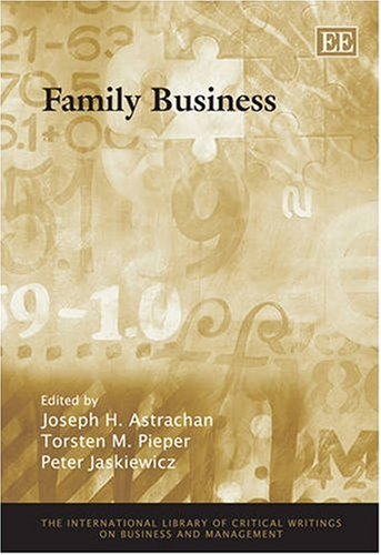 Stock image for Family Business (The International Library of Critical Writings on Business and Management series, 12) for sale by Books of the Smoky Mountains