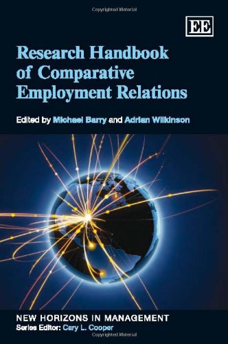 9781847208897: Research Handbook of Comparative Employment Relations